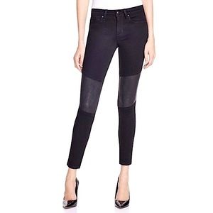 JOE’S JEANS Flawless Phoenix Ankle Skinny Leather Patch Regan Jeans - Size 26